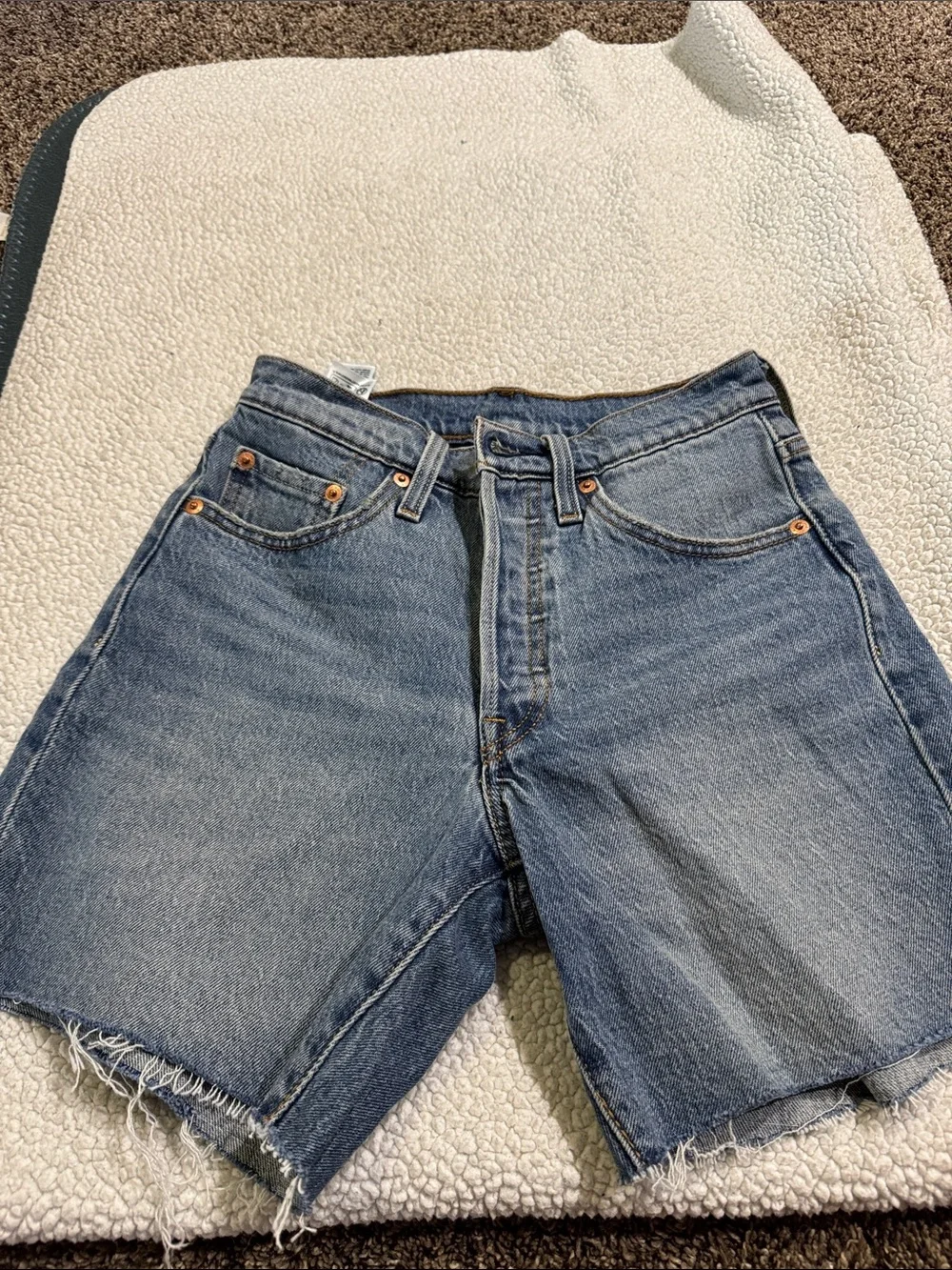 Levi's Blue Denim Jean Shorts